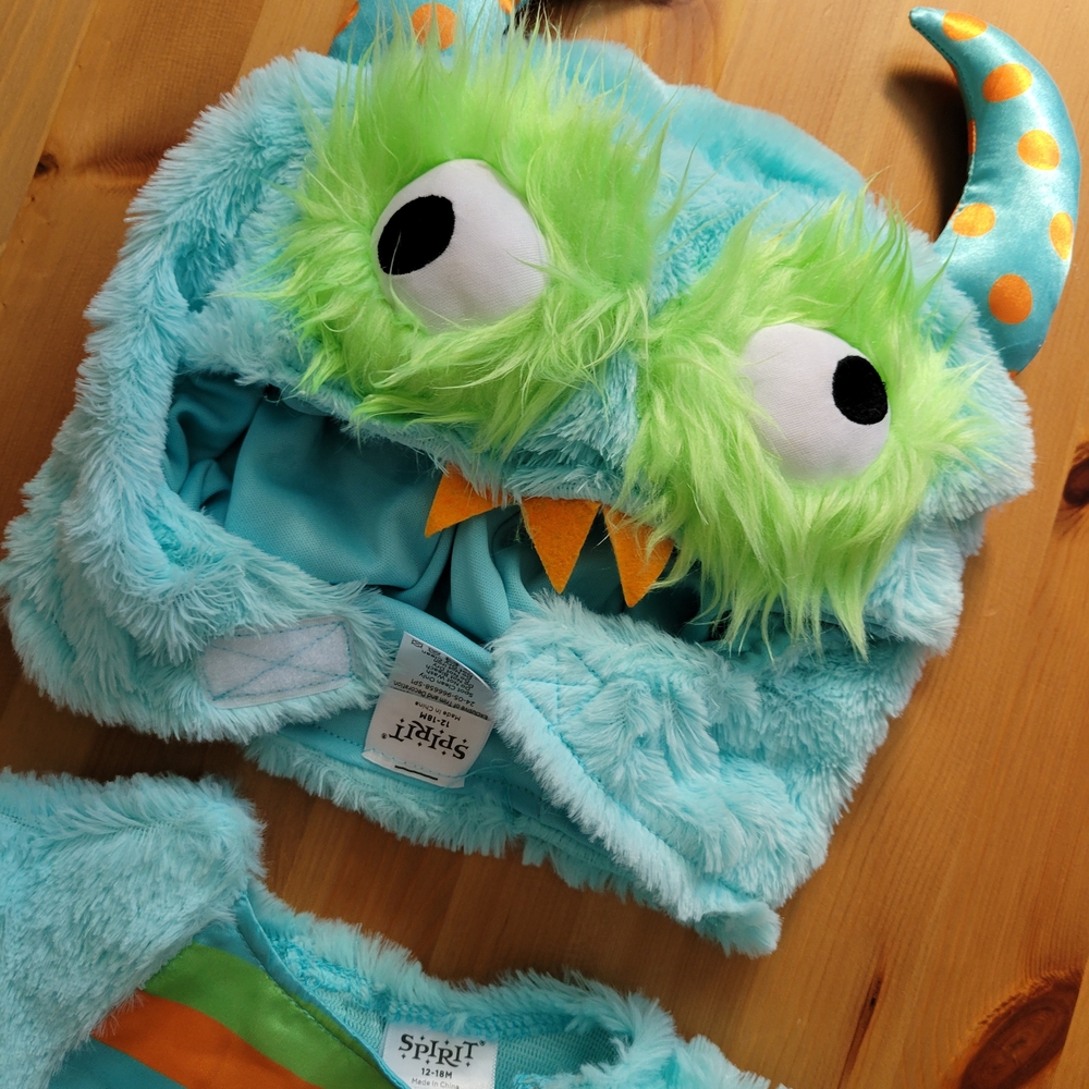 Spirit Halloween - Monster Costume - 12-18months